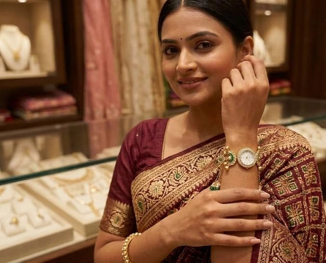 Boho Statement Jewelry Watch - Women Vintage Gold Plated Tassel Bracelet | Ethnic Party Style | Stylish Accessory